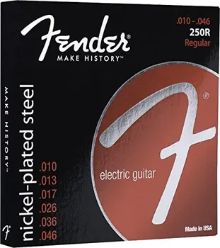 Fender 250R Super 250 никелированные čelične žice za električnu gitaru, obični, 10-46