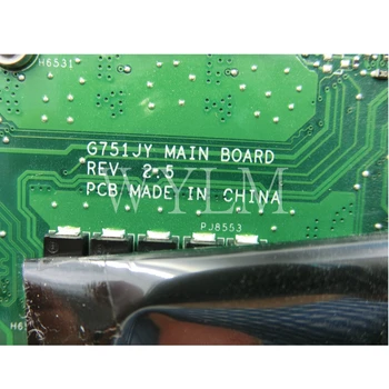 G751jt i7-4750CPU GTX970M matična ploča REV2. 5 za ASUS G751J G751JT G751JY laptop matična ploča 90NB06M1-R00070 testiranje besplatna dostava