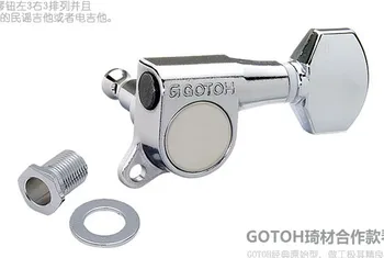 Gotoh x QCYQ SGM Tuners Magnum Lock Machine Head Tuning Keys, omjer 16:1, 3L+3R