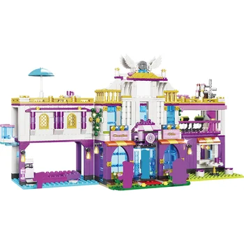 Izgradnja novih blokova prijatelji dvorac privatna luksuzna vila cigle djevojka je Djevojka princeza kuća igračka 961шт djevojka poklon za Rođendan