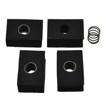 KAISH Pack of 4 Bass Pickup Height Foam Pickup Height Adjustment Jastučići with Springs for P Bass or Jaquar Pickups