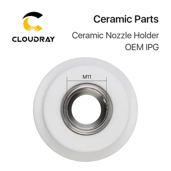 Keramički držač mlaznice Cloudray promjera 28,7 mm/23,2 mm Držač mlaznice OEM IPG za fiber laser za rezanje glave