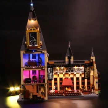 Kit svjetla za Lego Potter Hogwarts Great Hall 75954 Igračke Building Blocks Model(nije u kompletu LED Lego)
