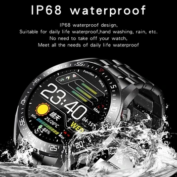 LIGE New Steel Band Digital Watch Muški sportski sat elektronski led muški ručni sat za muškarce sat vodootporan Bluetooth Hour+box