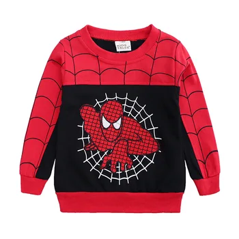Marvel Fashion Children Boy crtani film Spider-Man jakna pamuk sportska majica + hlače komplet od tri dijela