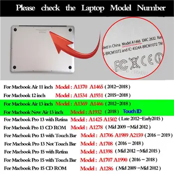 Mat mat puna torba za prijenosno računalo za MacBook Air 13 A1932 Air Retina 11 12 13.3 15 za Mac 2019 Novi Pro 13 Touch Bar model A2159