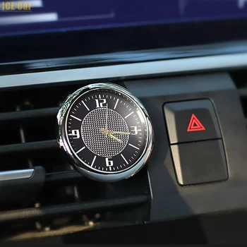 Mini auto satovi nakit satovi otvore utičnica isječak mini dekoracije automobile ploča zaslon sat vremena u automobilsku opremu