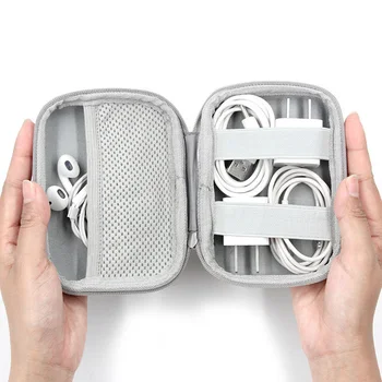 Mini tvrda torbica za digitalne naprava slušalice, torba za pohranu za Mac adapter kabel za prijenos podataka HDD elektronika dodatna oprema organizator torbica