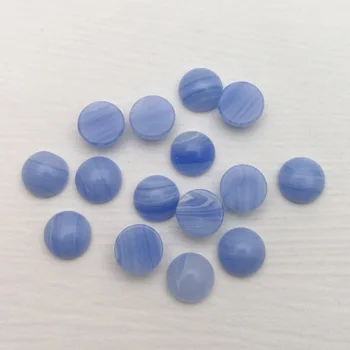 Moda 8 mm plava prugasta kamen perle ovjes cijele кабошон Veleprodaja 50 kom. za nakit ogrlica pribor Besplatna dostava
