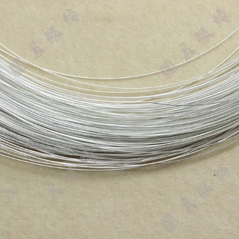 Nakit 925 sterling srebra metalna žica diy narukvice ogrlice ručni rad suptilna srebro srebro debljine 0,4 mm pribor za obrt 5 m