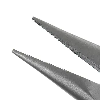 Nehrđajući čelik kratka igla u obliku kliješta za izradu nakita ručni alat nož za sječenje žice zračne unutarnja površina crna 13 cm(5 1/8