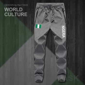 Nigerija Nijeriya Nigerian NG muške hlače джоггеры kombinezon sweatpants trag znoja fitness runo taktička sportska nacija zemlja