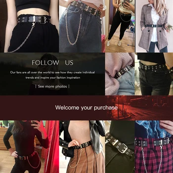 NO. ONEPAUL novi ženski pojas luksuzni brand ženski punk stil moda buckle traperice ukrasni pojas lanca