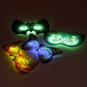 Nove Šarene Sjaj Štapići Šešir Maska Za Oči Djeca I Odrasli Fluorescentna Štapići Priključak Pribor Kape Rave Glow Party Supplies