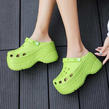 Novi 2020 Ženske sandale prozračna нескользящие mekan udoban flip-flop Trendy ženske cipele super visoku petu od 10 cm femmes sandales