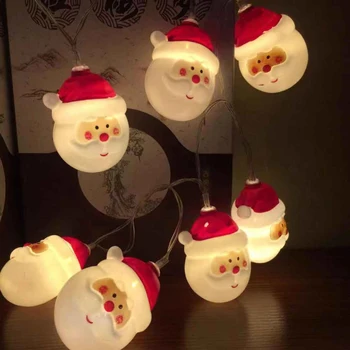 Novi Djed Mraz Svjetiljka Snješko Svjetlo Redak Praznik Dvorište Party Dekoracije Privjesak Baterije Svjetlo