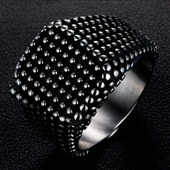 Novi muški prsten Retroe Personality nail Black 316L stainless steel ring jewelry for men