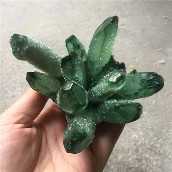 Novi prekrasan zeleni duh fantom quartz crystal klastera rock kamenje, kristali i mineralne reiki iscjeljivanje uzorak home dekor poklon