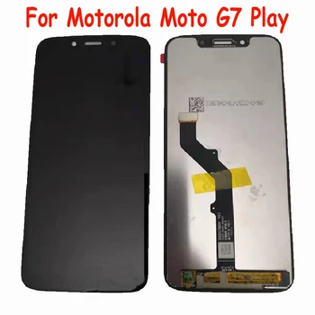 Originalni za Motorola Moto G7 Play LCD Display je Touch Screen Digitizer Assembly Sensor G7Play XT1952 telefon Pantalla