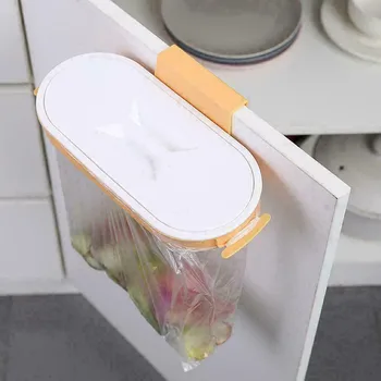 Plastična vrata-pre kanta za smeće vrećicu nosač amortizera visi držač za kuhinjski pukovnije visi držač kante za vrećice kredenac štand