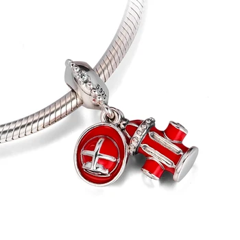 Pogodan Pandora narukvica vatrogasac Essentials lutaju Šarm perle za izradu nakita srebra 925 ovjes lopta Berloques