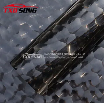 Premium kvaliteta crna Vodena kocka karbonskih vlakana naljepnica za auto pakiranje 3D углеродная film specila tekstura Vodena kocka Vinil naljepnica