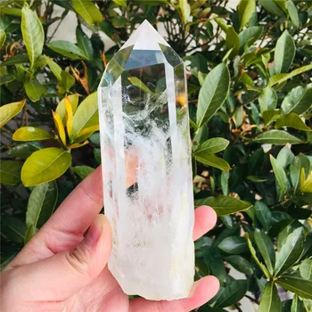 Prirodni bijeli crystal Crystal stick točka ozdravljenja 1pc