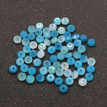 Prirodni kamen plavi Tirkiz zrna 2 mm mini okrugli slobodan perle 10 kom./lot za DIY nakit Traženje dodatne opreme