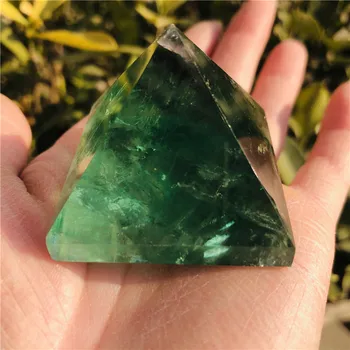 Prirodni zeleni fluorit piramida Crystal energije točka meditacije coli ukrašavanje prirodnih stijena i minerala