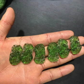 Prirodni češki Kristal zelena meteorit reiki kamen iscjeljujuća energija istjerati zle duhove