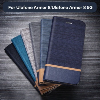 PU kožni novčanik torbica za Ulefone Armor 8 poslovni telefon torbica za Ulefone Armor 8 5G knjiški torbica mekana silikonska stražnji poklopac