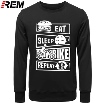 REM Men Fashion Eat Sleep Motocross Motorcycle opis: racing motor Dirt Enduro Biker hoodies, hoodies