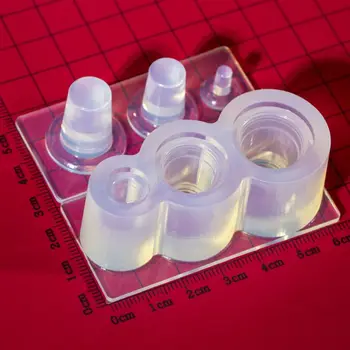 Ručni rad silikonski kalup smole obrt ukrasne DIY šuplje boce šalice UV-Crystal epoksidne oblika M2EA