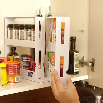 Sanduk za čuvanje hrane začin kutija za pohranu potrošačke višenamjenski rotirajući stalak za prtljagu pukovnije kuhinjski ormarić za začine organizator