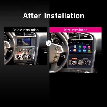 Seicane Android 10.0 10.1 inch RAM 2GB GPS Navigation Car Auto Radio Player za 2013 2016 Citroen C4 vozi vožnje