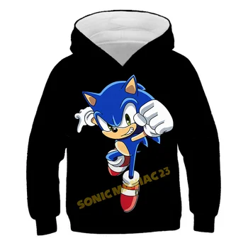 Sonic the Jež odjeća ljeto cool 3D djeca hoodies djevojke obiteljske dječaci majice veste Mario majica jesen dječje majice