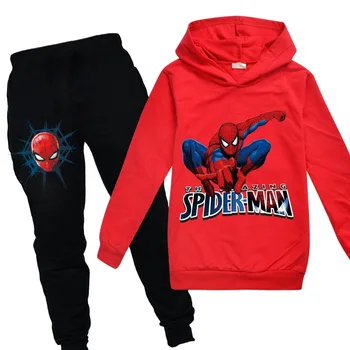 Spider-Man Anime Hoodies Dječje Veste Djevojke Vrhovima Dječaci Božićno Casual Odjeća Dječja Sportska Odjeća S Kapuljačom Kostimi