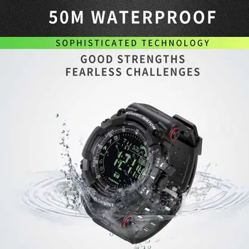 Sport Smart Watch muški profesionalni vodootporan 5ATM Bluetooth Poziv podsjetnik digitalni sat SmartWatch za iOS, Android Xiaomi phone