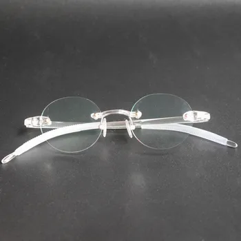 Stari običaj naočale za čitanje 40 mm, mali ovalni cijele TR90 svjetlo fleksibilan rimless unisex +100 +125 +150 +175 +200 +225 +250 +30