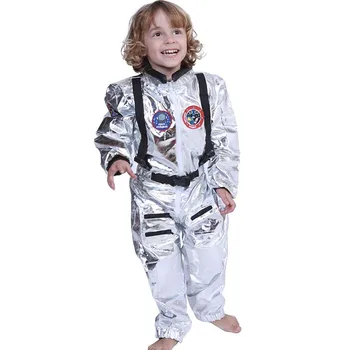 Svemirski odijelo za muškarce odrasla osoba plus size odijelo astronauta Silver pilot Halloween kostime odijelo jednodijelni kombinezon odrasla kostim
