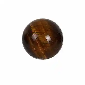 Tamno žuta Azijski rijedak tiger eye loptu Opseg quartz crystal liječeći loptu zanat ukrasna kugla 25 mm