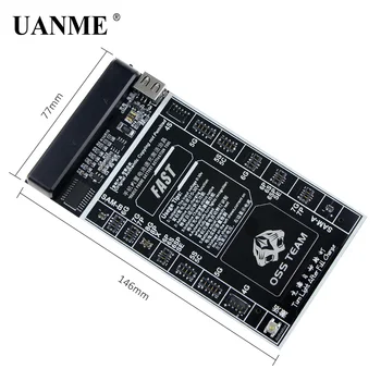 UANME Battery Fast Charger Activation Fixture 2 in 1 intelektualno brzo punjenje pločica za iPhone 4-X Samsung 0-30V 0-5A