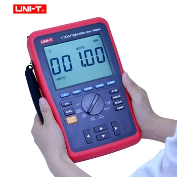 UNIT UT620A 60000 apsolutna digitalni mikro ohm metar metar otpora 6.0000 K om s alarmom high/low granica USB i pozadinskim osvjetljenjem