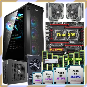 Univerzalni računalne dijelove po mjeri kombo matične ploče održavanje DIY s CPU/RAM/video karticu/HDD/SSD/PSU/PC case etc. dobra kvaliteta