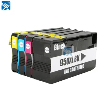 UP brand 4 x ink cartridge je kompatibilan za HP 950 951 XL 8610 8620 8680 8615 8625 8600 8630 8100 8610 8660 pisač pokazuje razinu tinte