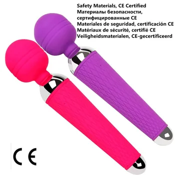 USB-punjive čarobni štapić maser s punjačem G-spot vibrator stimulator klitorisa AV vibrator štapić za adult Sex Igračke za žene