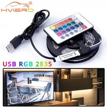 USB SMD2835 RGB DC Led Strip NO Waterproof Flexible Neon Cord Room Svjetla Decor Vjenčanje Tv Home Christmas Lighting Hue Wall Lamp