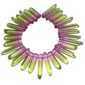 Veleprodaja Crystal šarene kvarc Iscjeljujuća coli dragulj šestokutno Crystal za izradu nakita DIY narukvica naušnice materijal