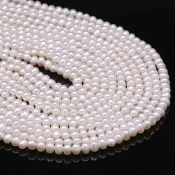Veleprodaja prirodni slatkovodni biseri, perle baroka slobodan razuporne perle za izradu nakita DIY narukvica Neckalce pribor 4-5 mm