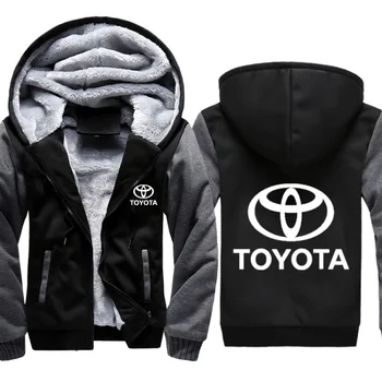 Veste muški Toyota Automobil logo ispis jakna muška majica svakodnevni zima сгущает toplo runo pamuk munja реглан kaput Muška odijela